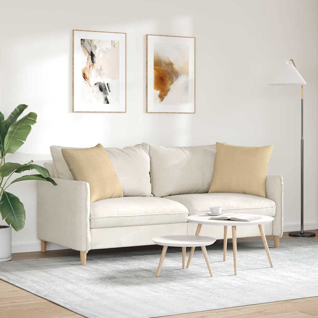 Sofakissen 2 pcs Grau-Grün 50 x 50 cm Cordstoff