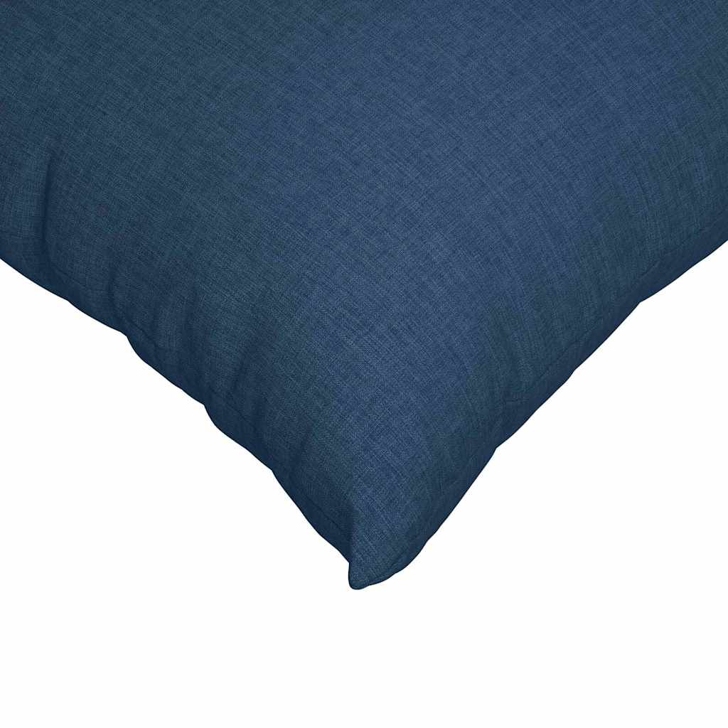 Sofakissen 2 stk. Stoff Blau 60 x 60 cm