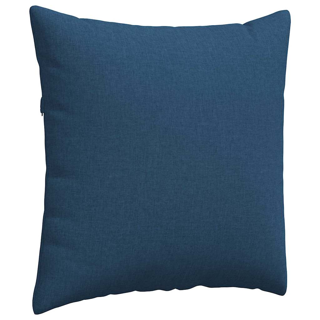 Sofakissen 2 stk. Stoff Blau 60 x 60 cm