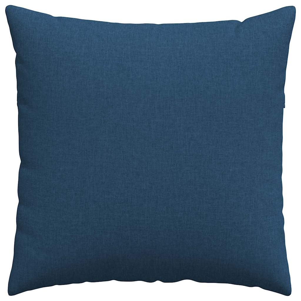 Sofakissen 2 stk. Stoff Blau 60 x 60 cm