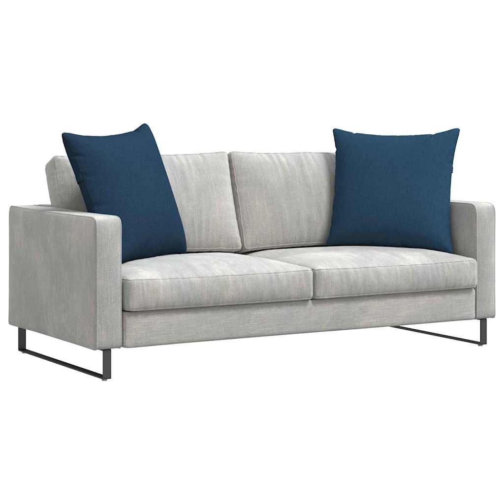 Sofakissen 2 stk. Stoff Blau 60 x 60 cm