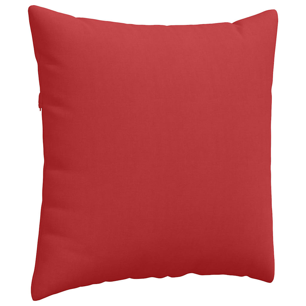 Sofakissen 2 stk. Stoff Rot 60 x 60 cm