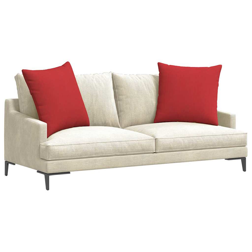 Sofakissen 2 stk. Stoff Rot 60 x 60 cm
