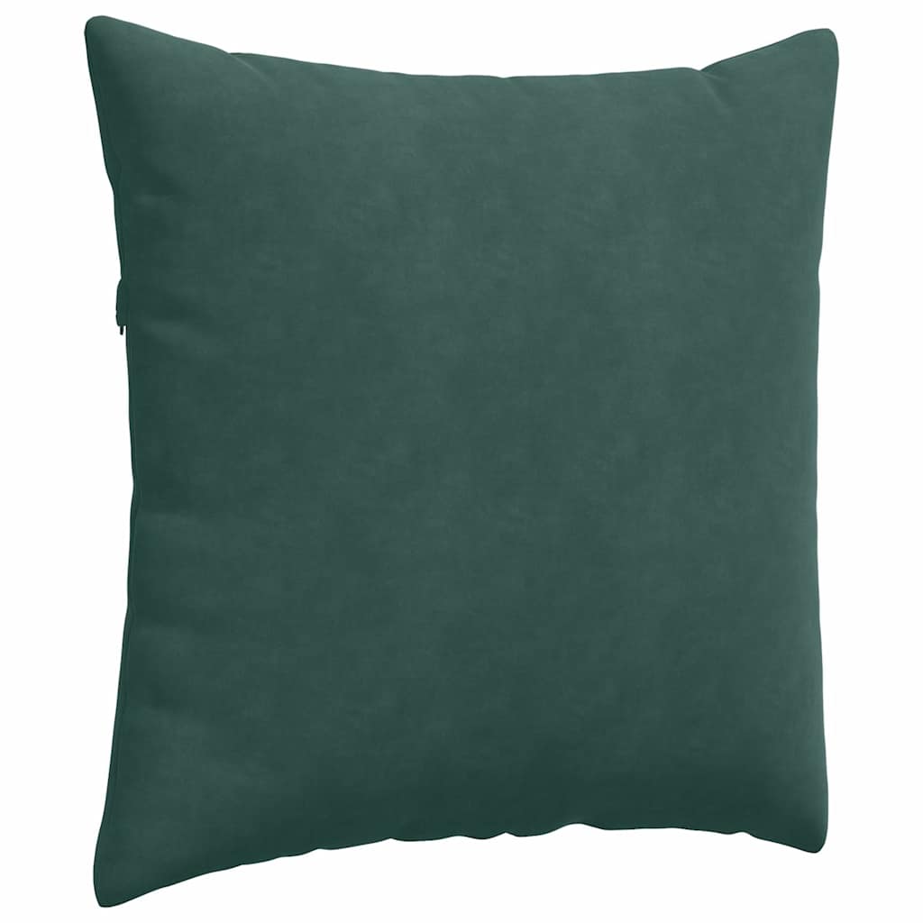 Sofakissen 2 pcs Dunkelgrün 60 x 60 cm Cordstoff