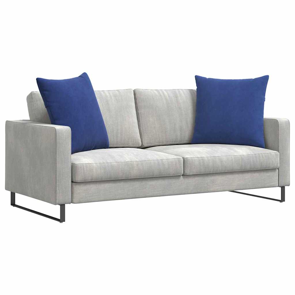 Sofakissen 2 pcs Polizeiblau 60 x 60 cm Cordstoff