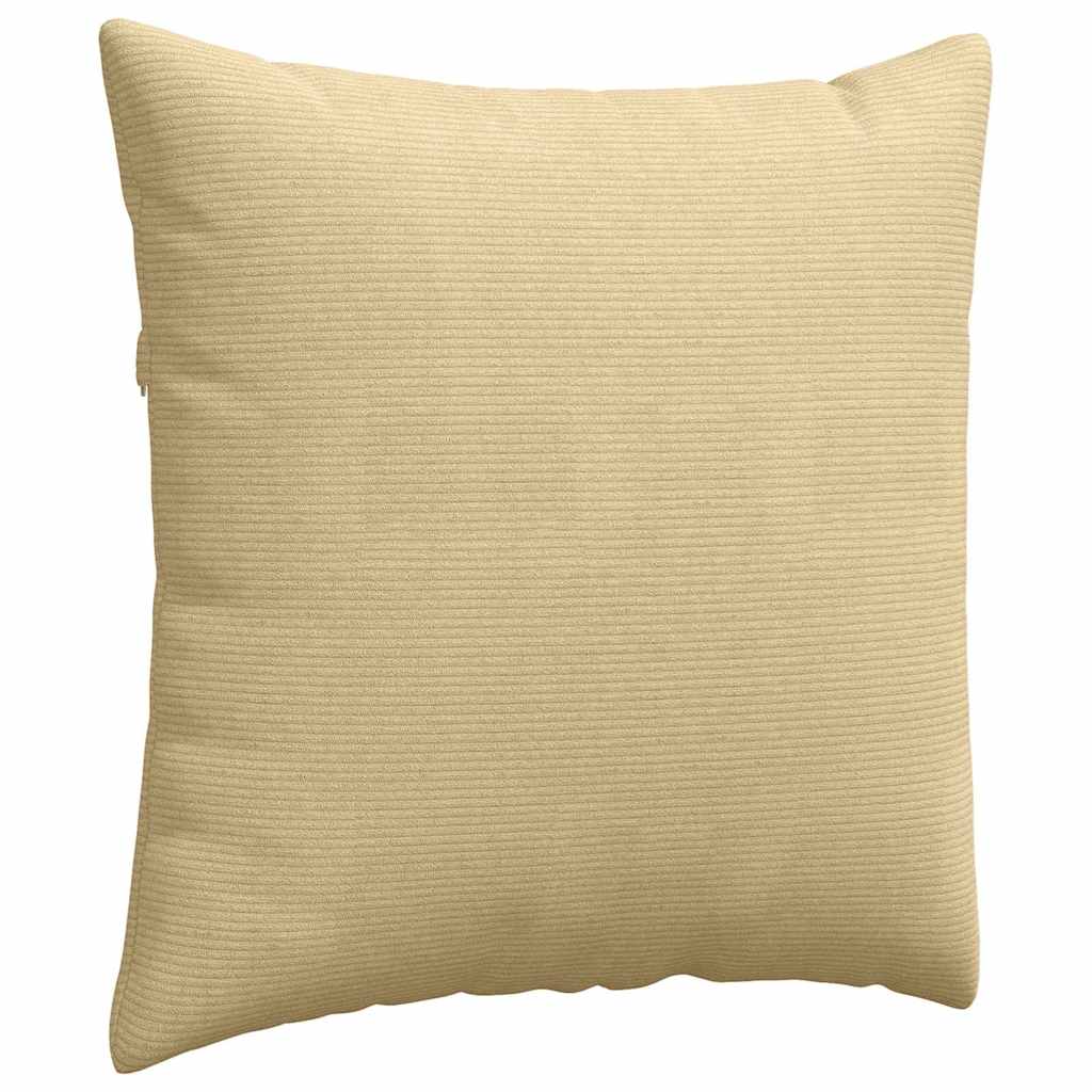 Sofakissen 2 pcs Grau-Grün 60 x 60 cm Cordstoff