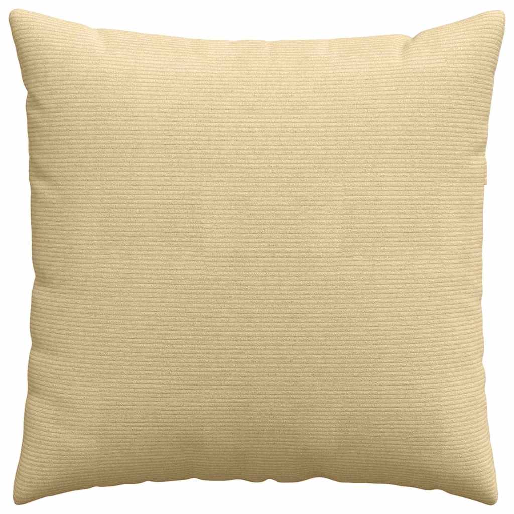 Sofakissen 2 pcs Grau-Grün 60 x 60 cm Cordstoff