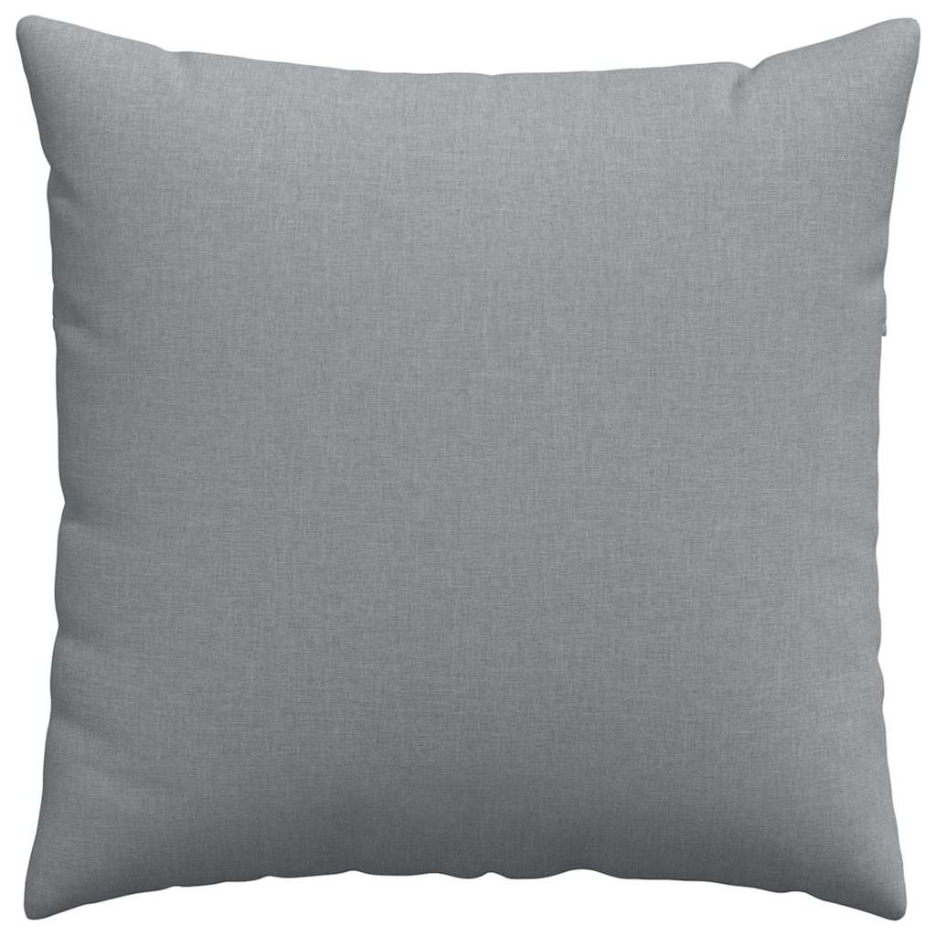 Sofakissen 2 stk. Stoff Hellgrau 80 x 80 cm