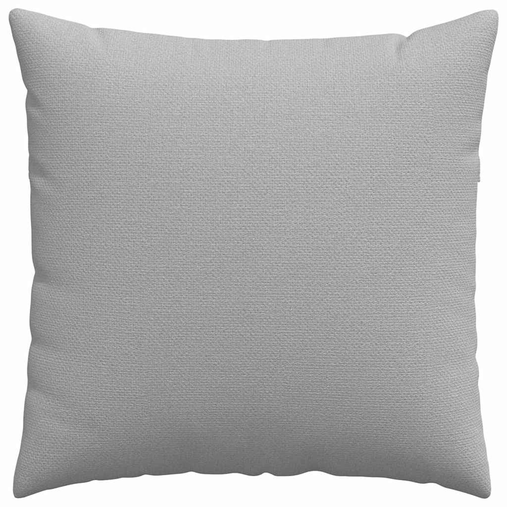 Sofakissen 2 stk. Stoff Wolkengrau 80 x 80 cm