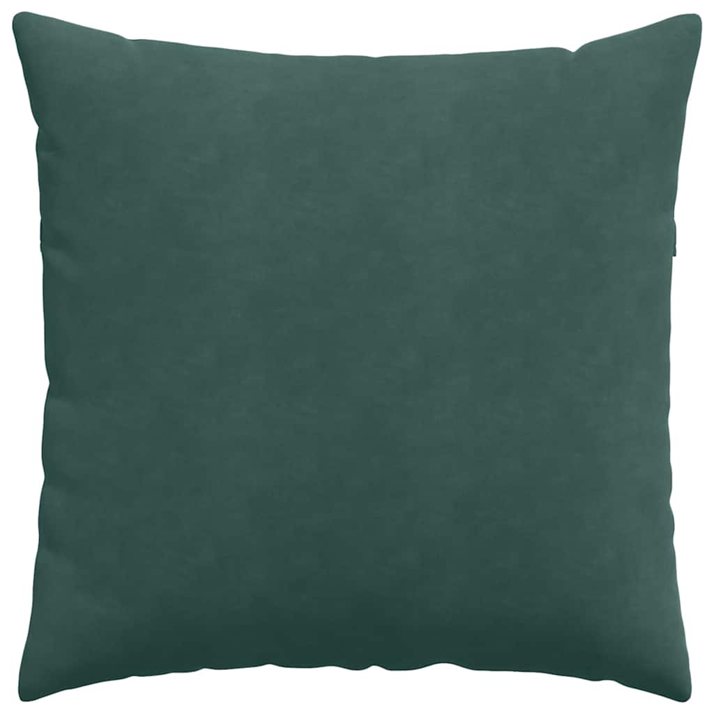 Sofakissen 2 pcs Dunkelgrün 80 x 80 cm Cordstoff