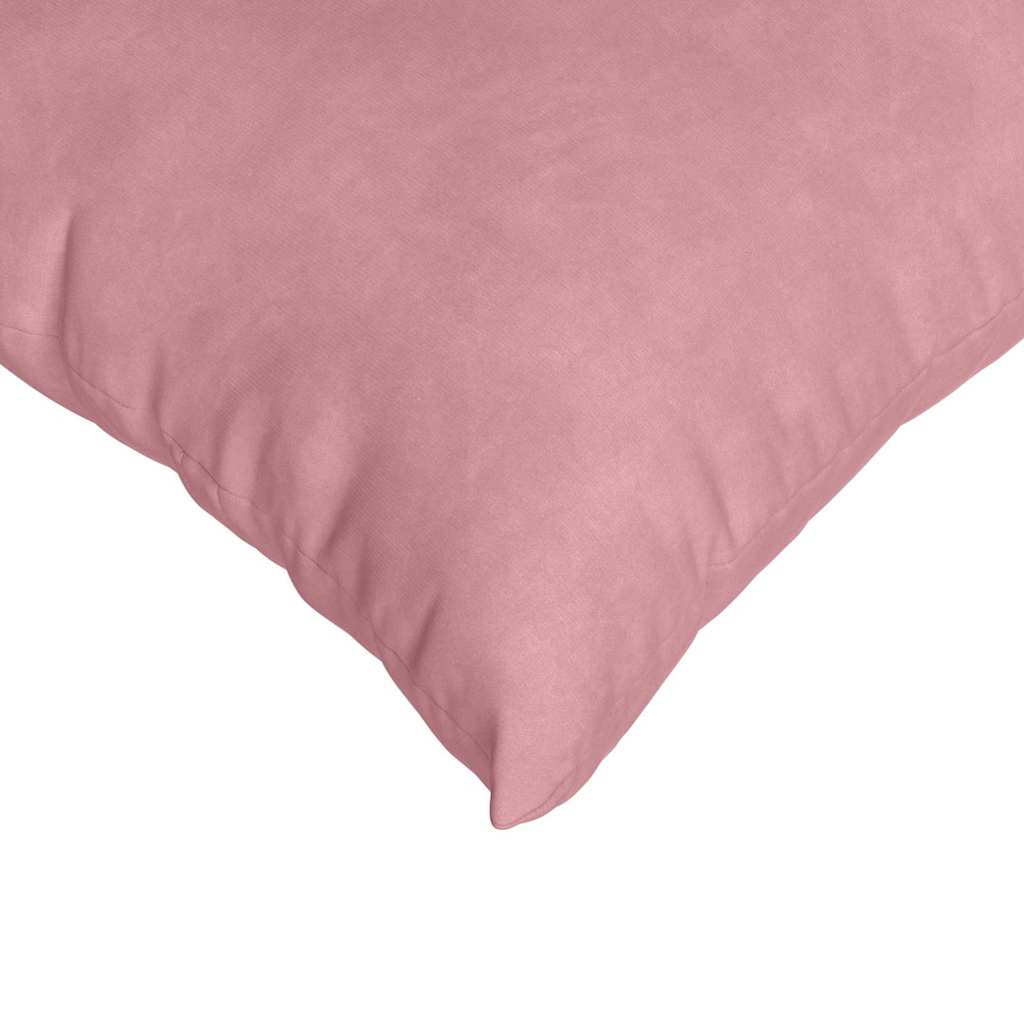 Sofakissen 2 pcs Rosa 80 x 80 cm Cordstoff