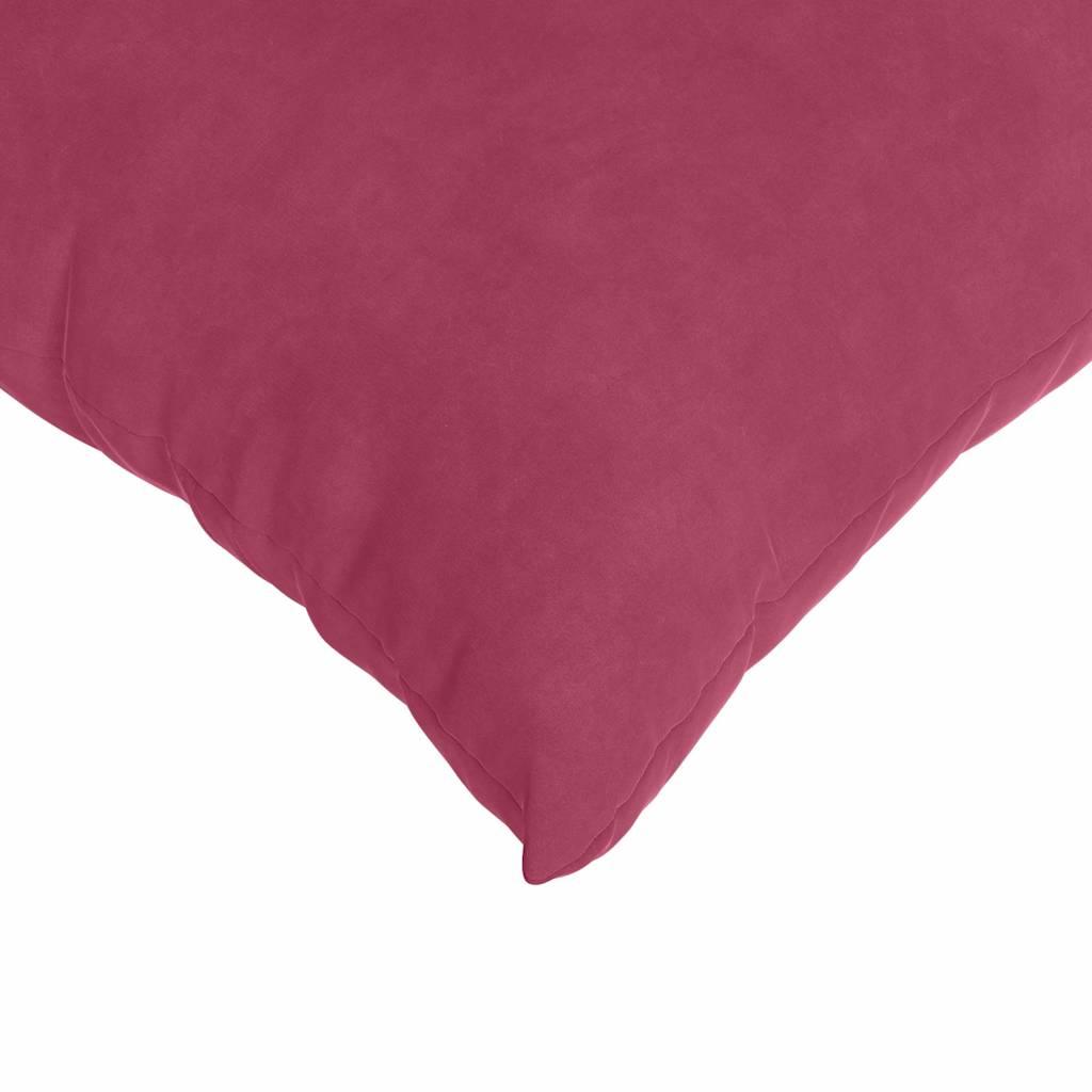Sofakissen 2 pcs Weinrot 80 x 80 cm Cordstoff