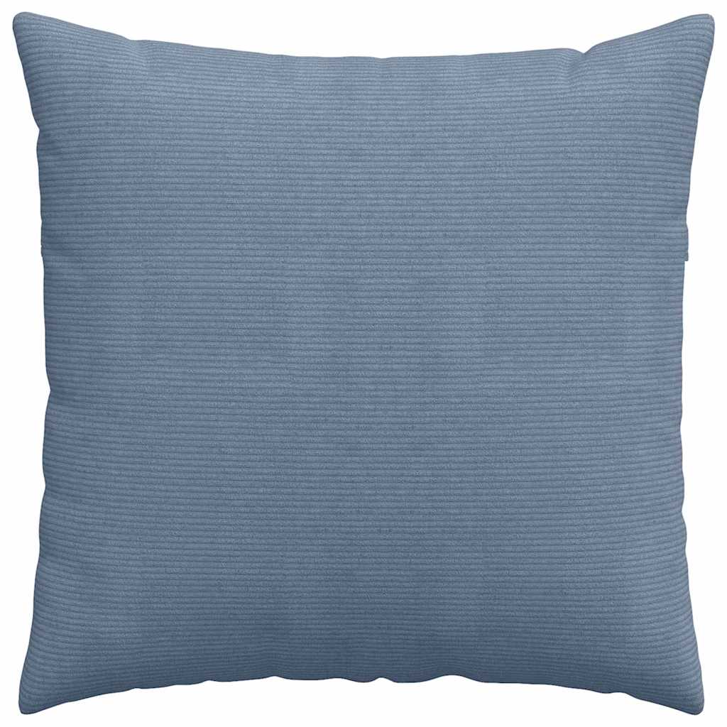 Sofakissen 2 pcs Blau 80 x 80 cm Cordstoff