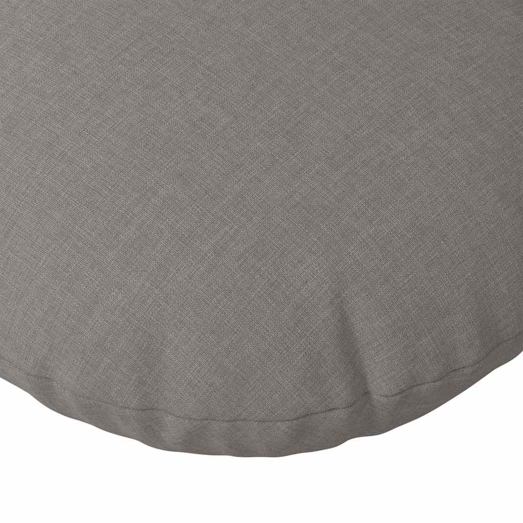 Sitzkissen 2 stk. Stoff Taupe Ø50 x 19 cm