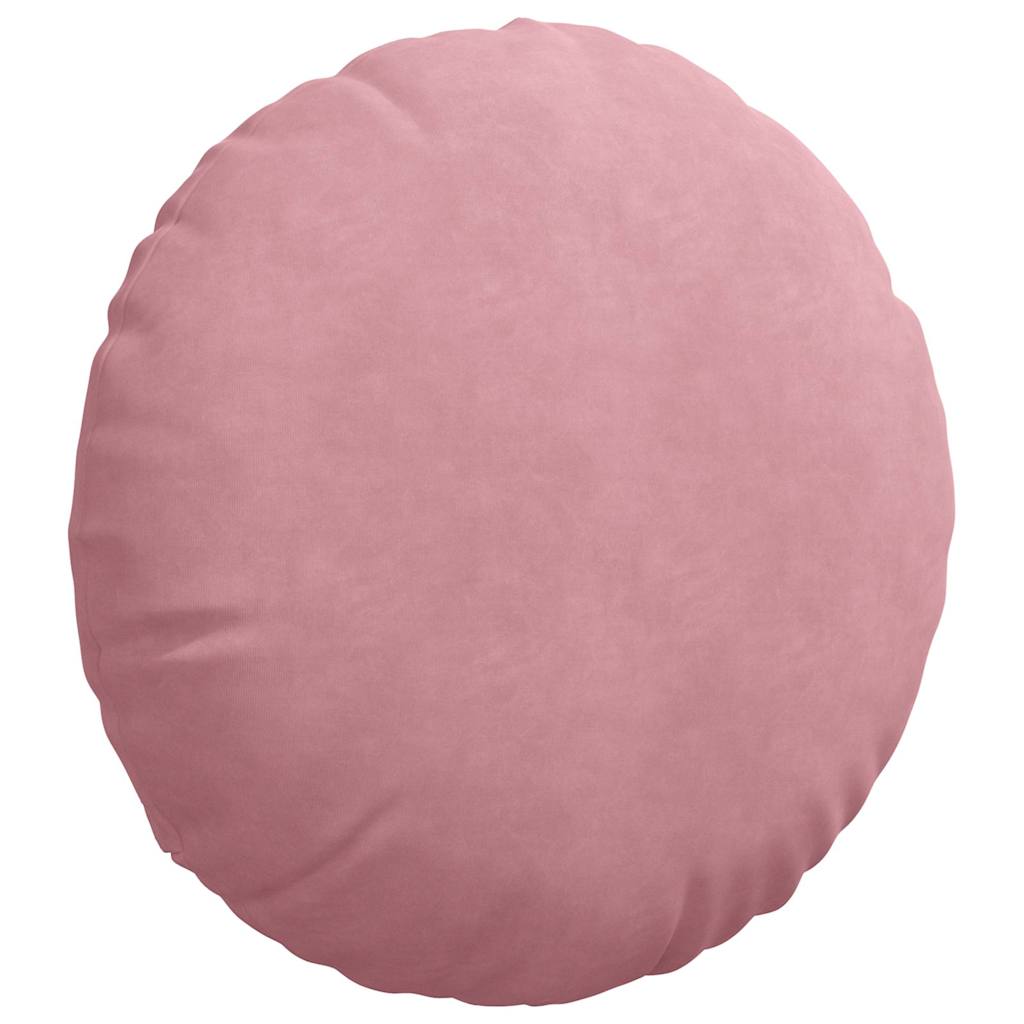 Sitzkissen 2 stk. Samt Rosa Ø50 x 19 cm