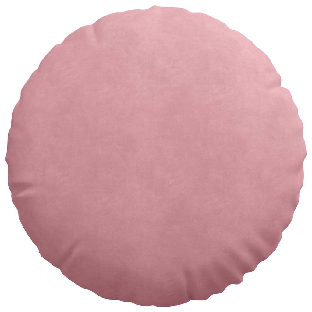 Sitzkissen 2 stk. Samt Rosa Ø50 x 19 cm