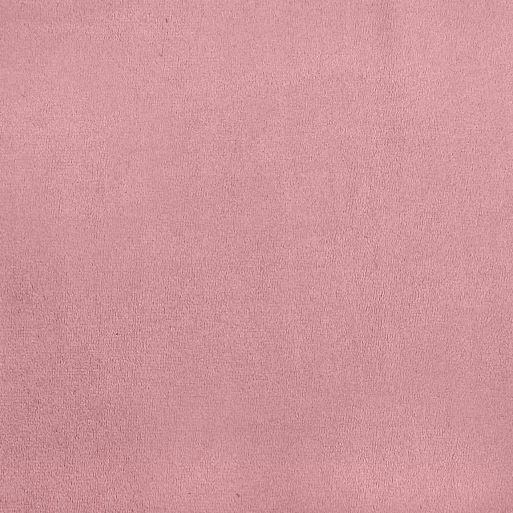 Sitzkissen 2 stk. Samt Rosa Ø50 x 19 cm