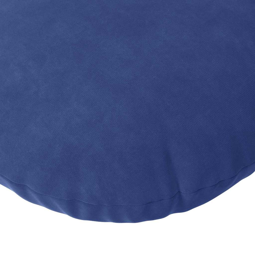 Sitzkissen 2 stk. Samt Polizeiblau Ø50 x 19 cm