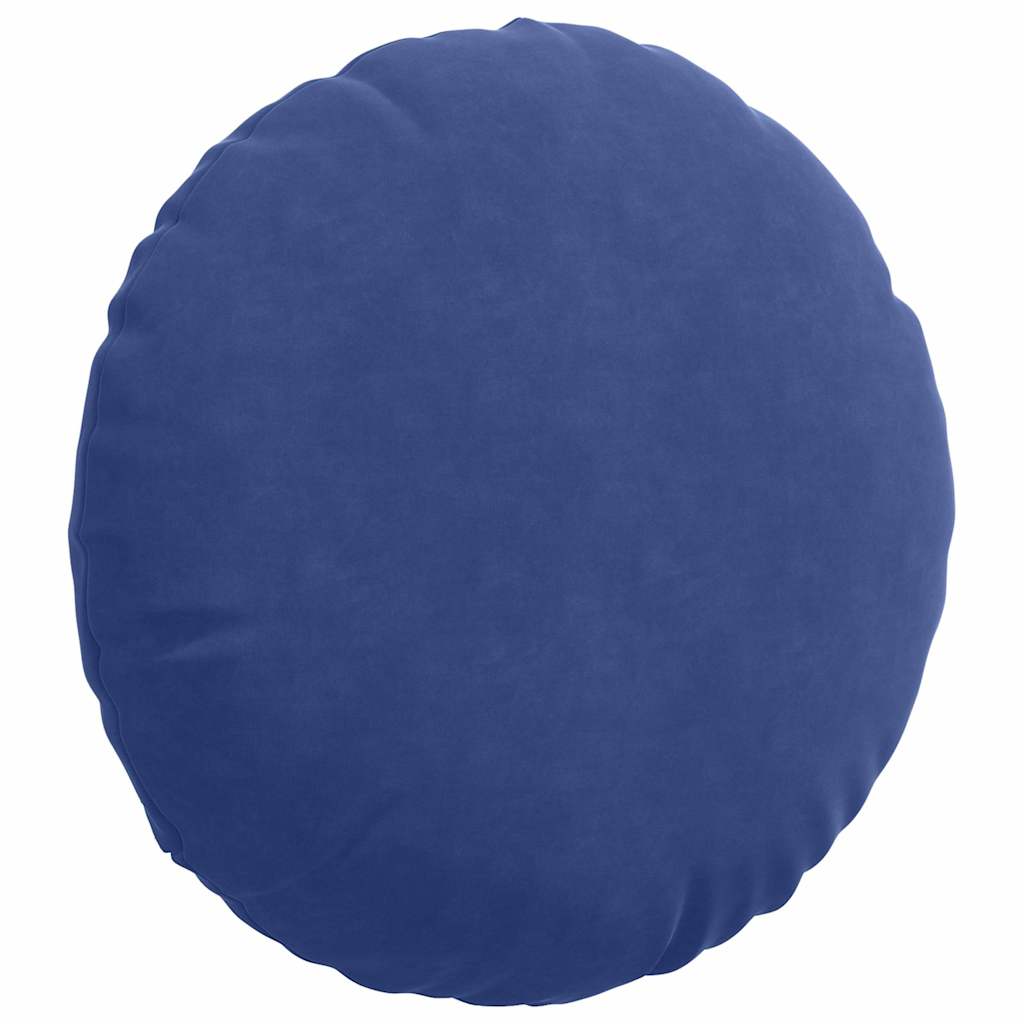 Sitzkissen 2 stk. Samt Polizeiblau Ø50 x 19 cm