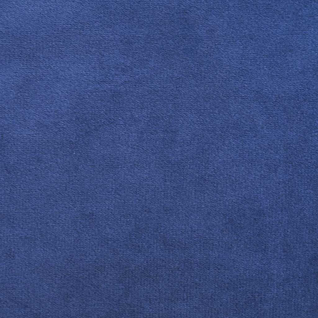 Sitzkissen 2 stk. Samt Polizeiblau Ø50 x 19 cm