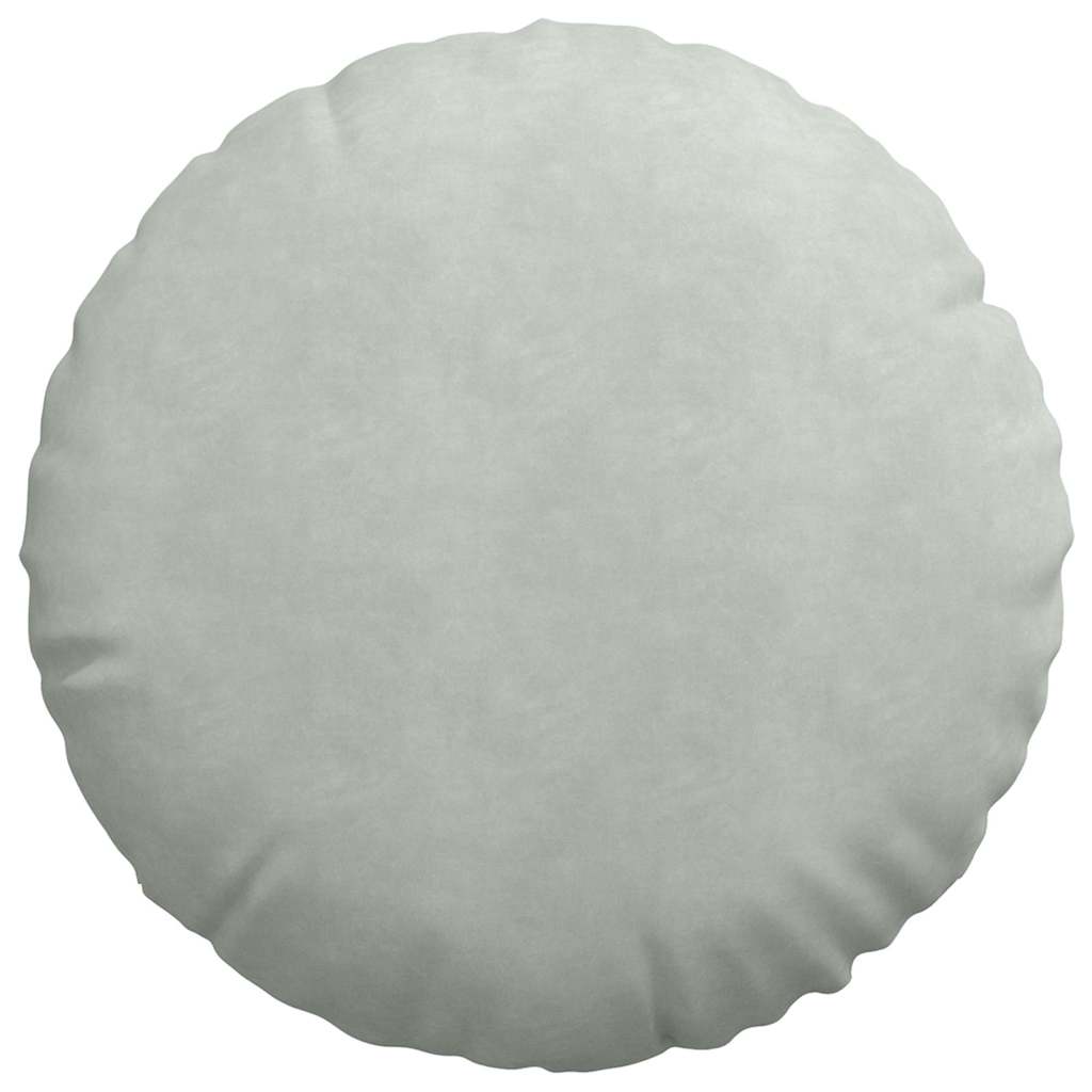 Sitzkissen 2 stk. Samt Hellgrau Ø60 x 21 cm