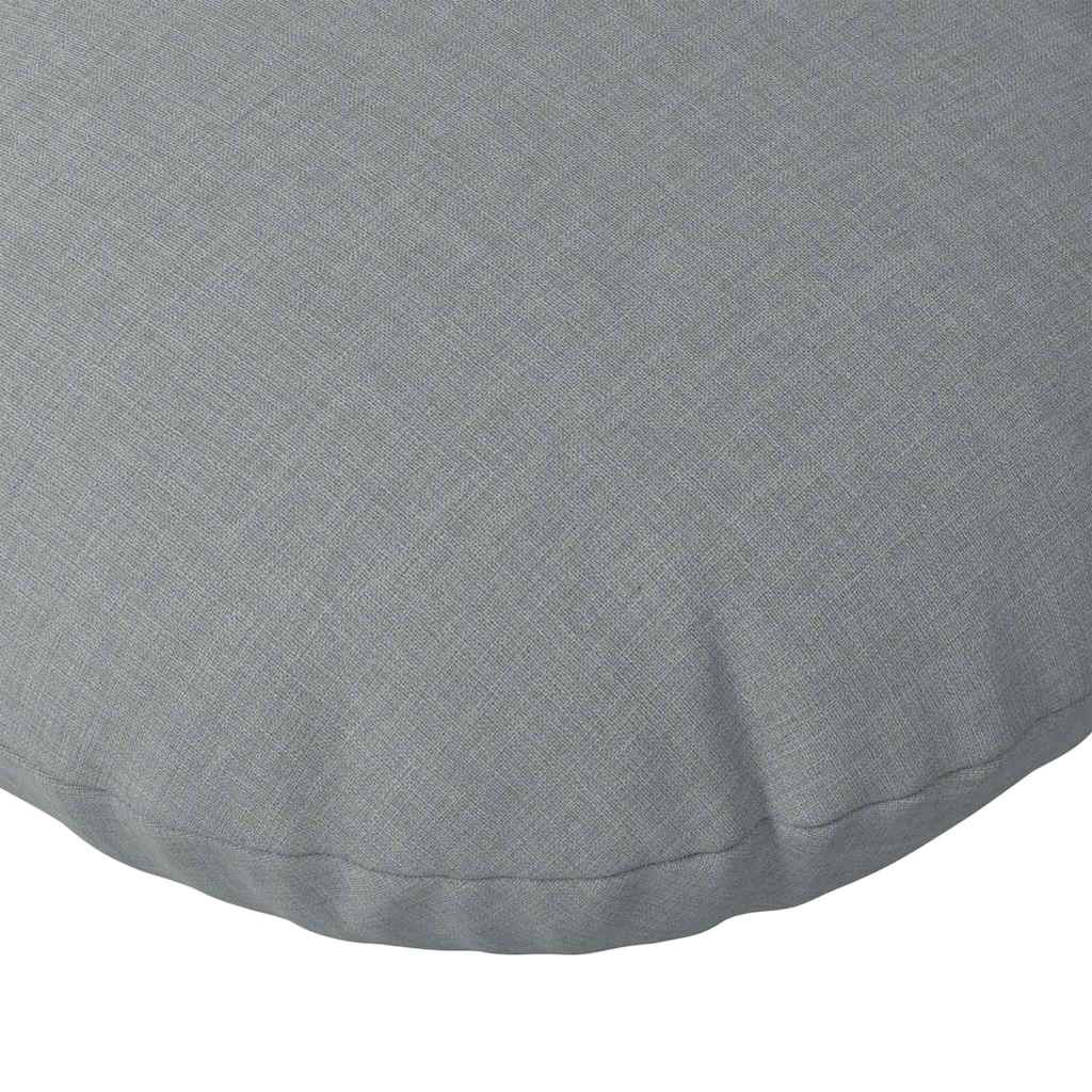 Sitzkissen 2 stk. Stoff Hellgrau Ø80 x 29 cm