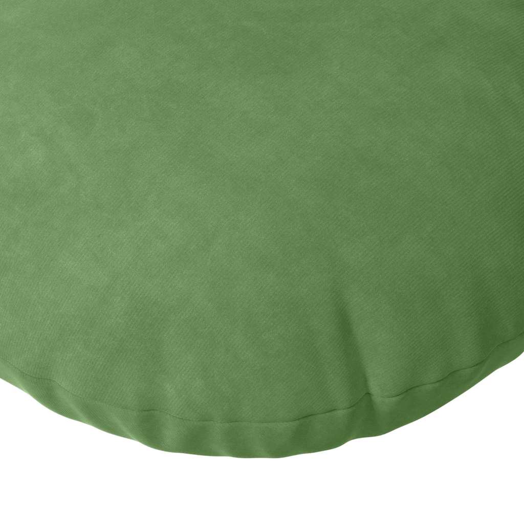 Sitzkissen 2 pcs Hellgrün Ø 80 x 29 cm Samt