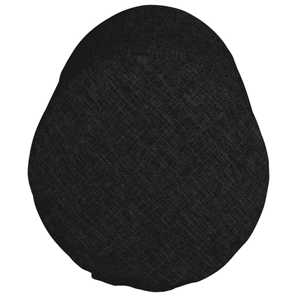 Bolsterkissen 2 Stk. Stoff Schwarz Ø 15 x 40 cm