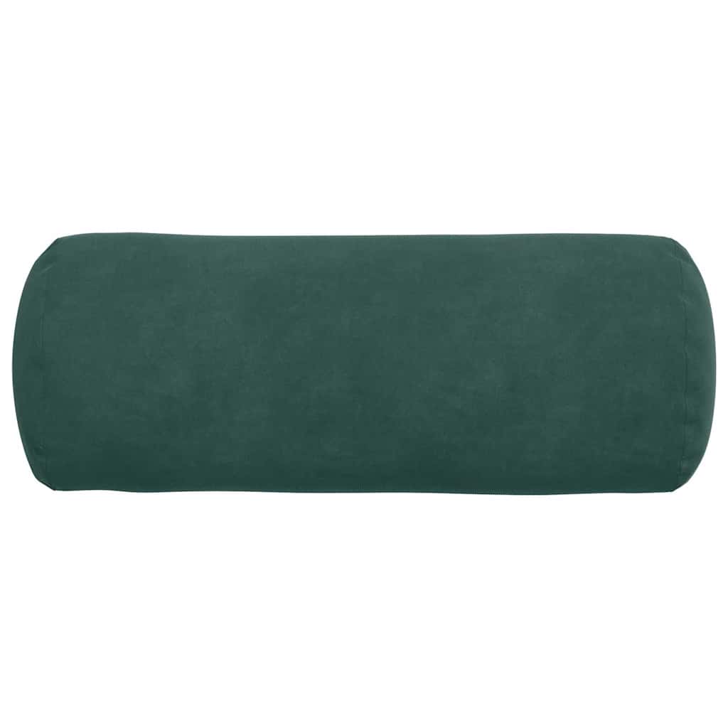 Bolsterkissen 2 pcs Dunkelgrün Ø 15 x 40 cm Cordstoff