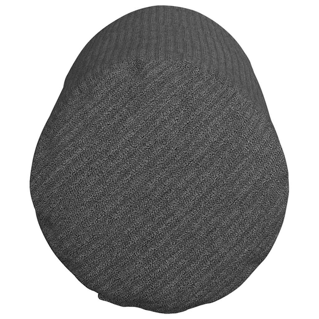 Bolsterkissen 2 pcs Dunkelgrau Ø 15 x 40 cm Cordstoff