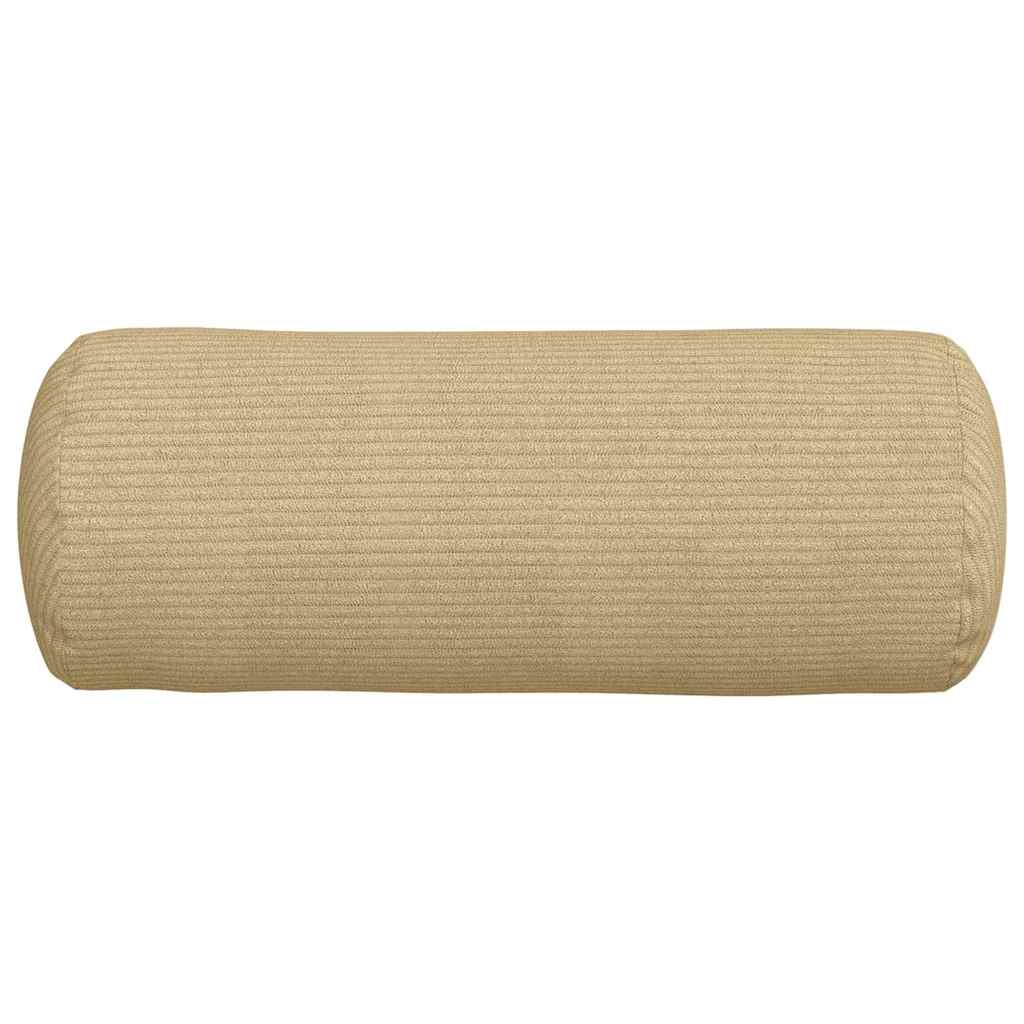 Bolsterkissen 2 pcs Grau-Grün Ø 15 x 40 cm Cordstoff