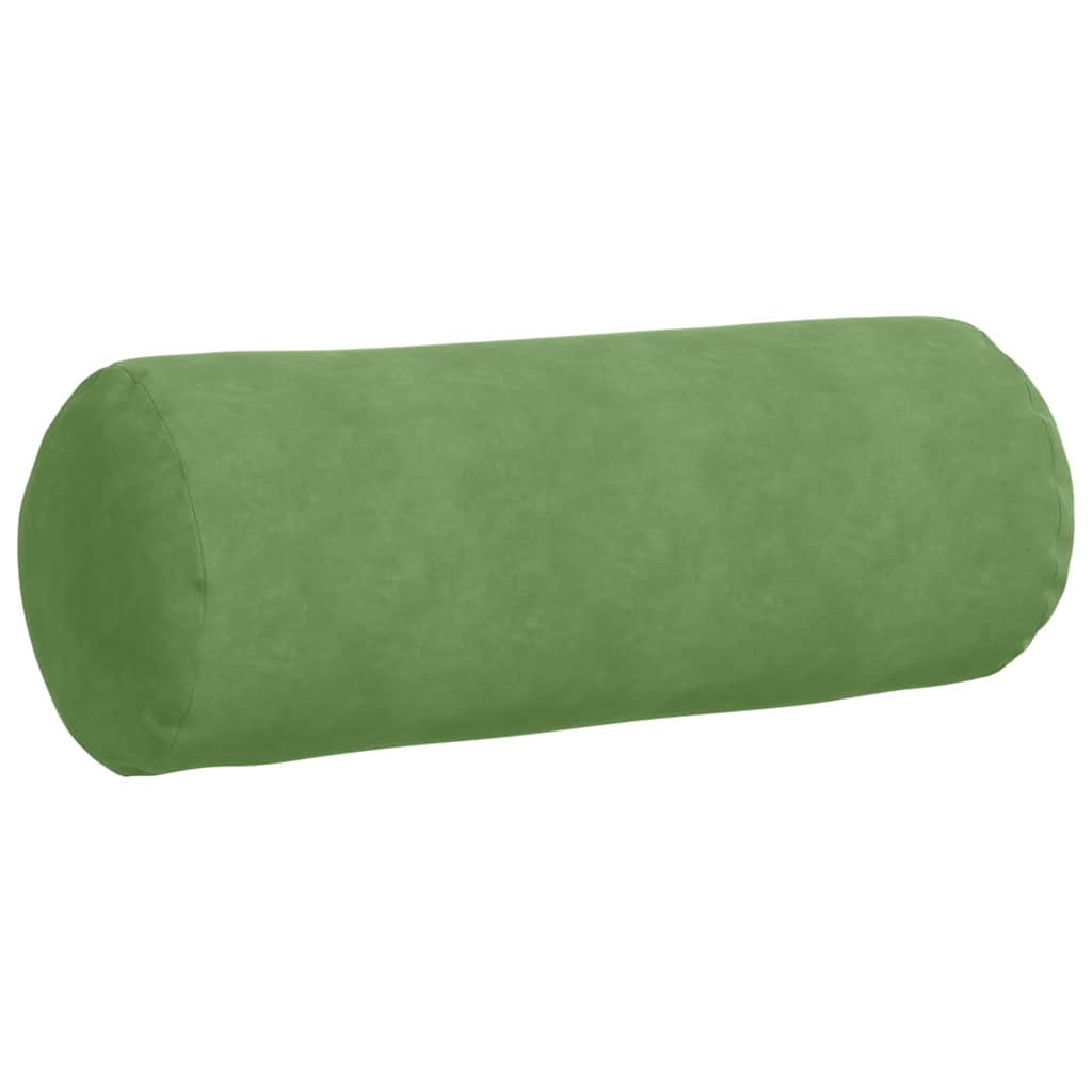Bolsterkissen 2 pcs Hellgrün Ø 25 x 70 cm Cordstoff