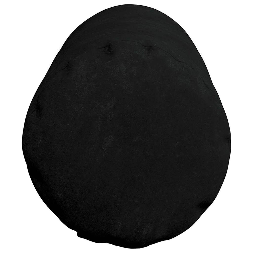 Bolsterkissen 2 pcs Schwarz Ø 25 x 70 cm Mikrofaserstoff