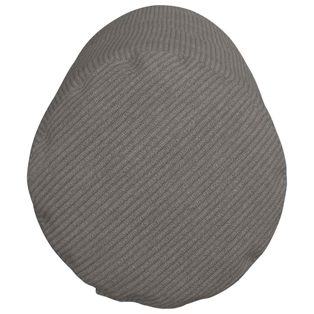 Bolsterkissen 2 pcs Hellgrau Ø 25 x 70 cm Cordstoff