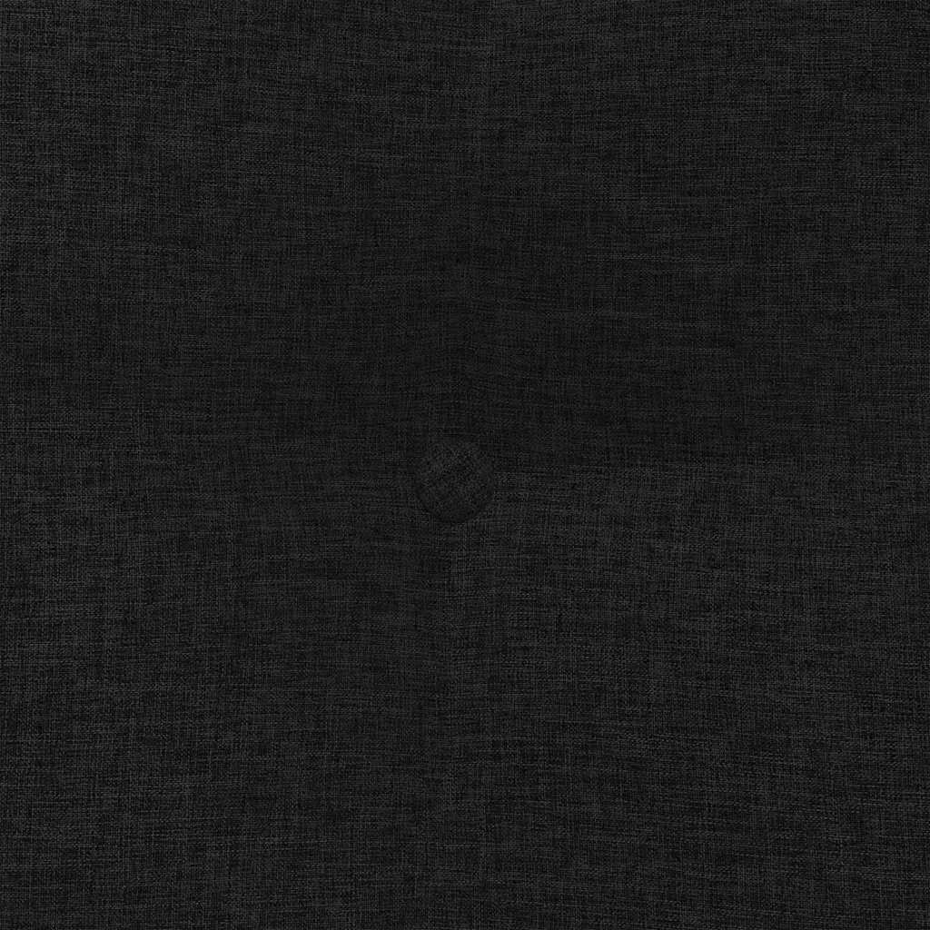 Rücken Kissen Schwarz 45 x 24 x 50 cm Stoff