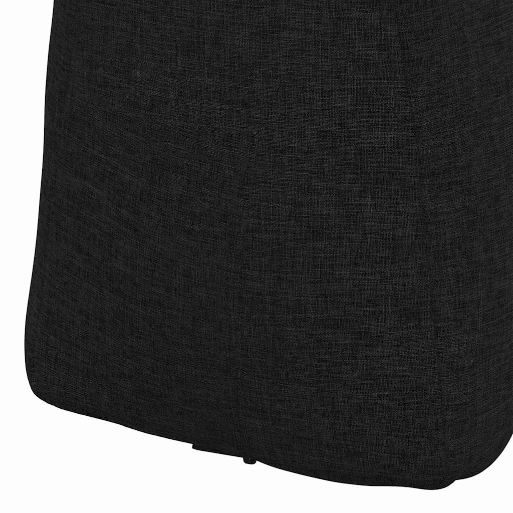 Rücken Kissen Schwarz 45 x 24 x 50 cm Stoff