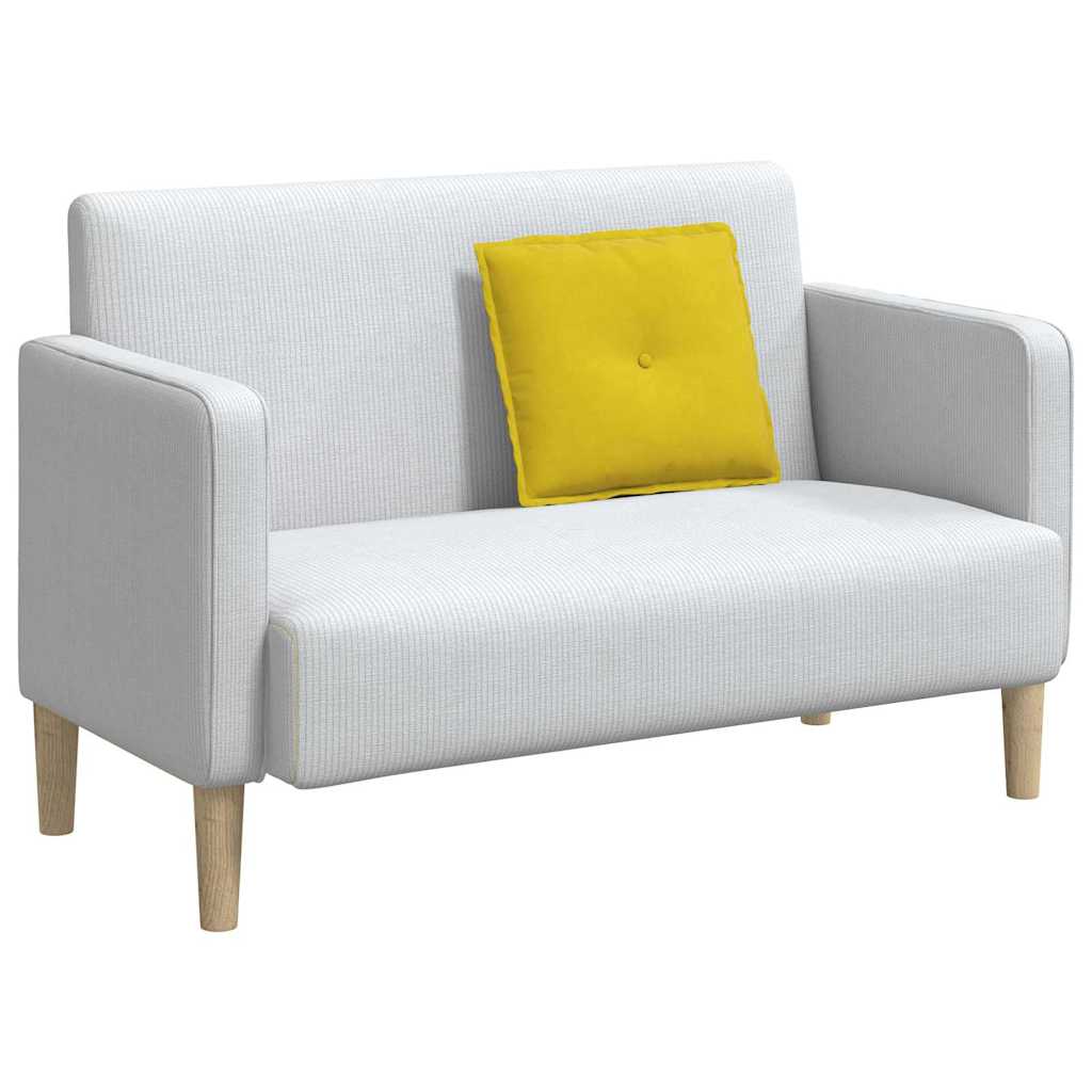Rücken Kissen Gelb 50 x 45 cm Cordstoff