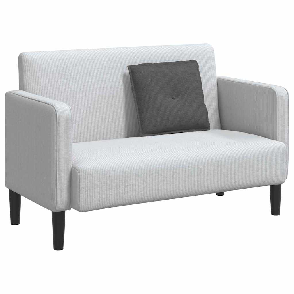 Rücken Kissen Dunkelgrau 50 x 45 cm Cordstoff