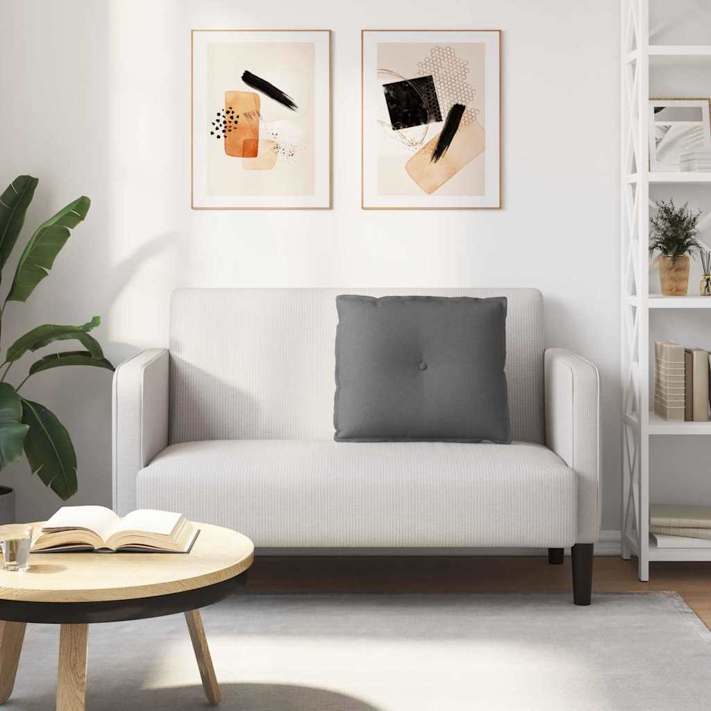 Rücken Kissen Dunkelgrau 60 x 19 x 50 cm Stoff
