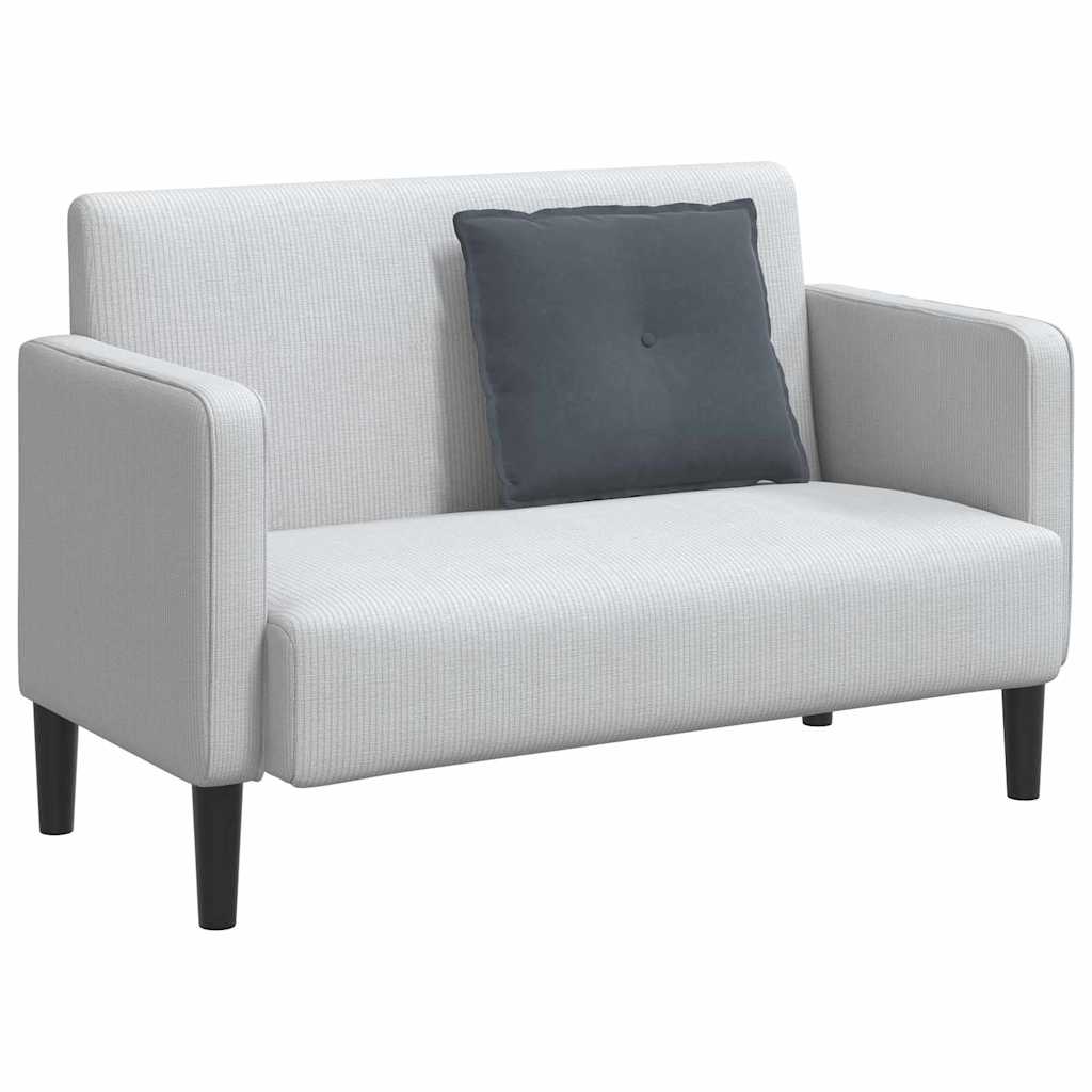 Rücken Kissen Dunkelgrau 60 x 50 cm Cordstoff