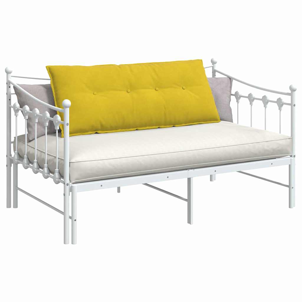 Rücken Kissen Gelb 120 x 50 cm Cordstoff