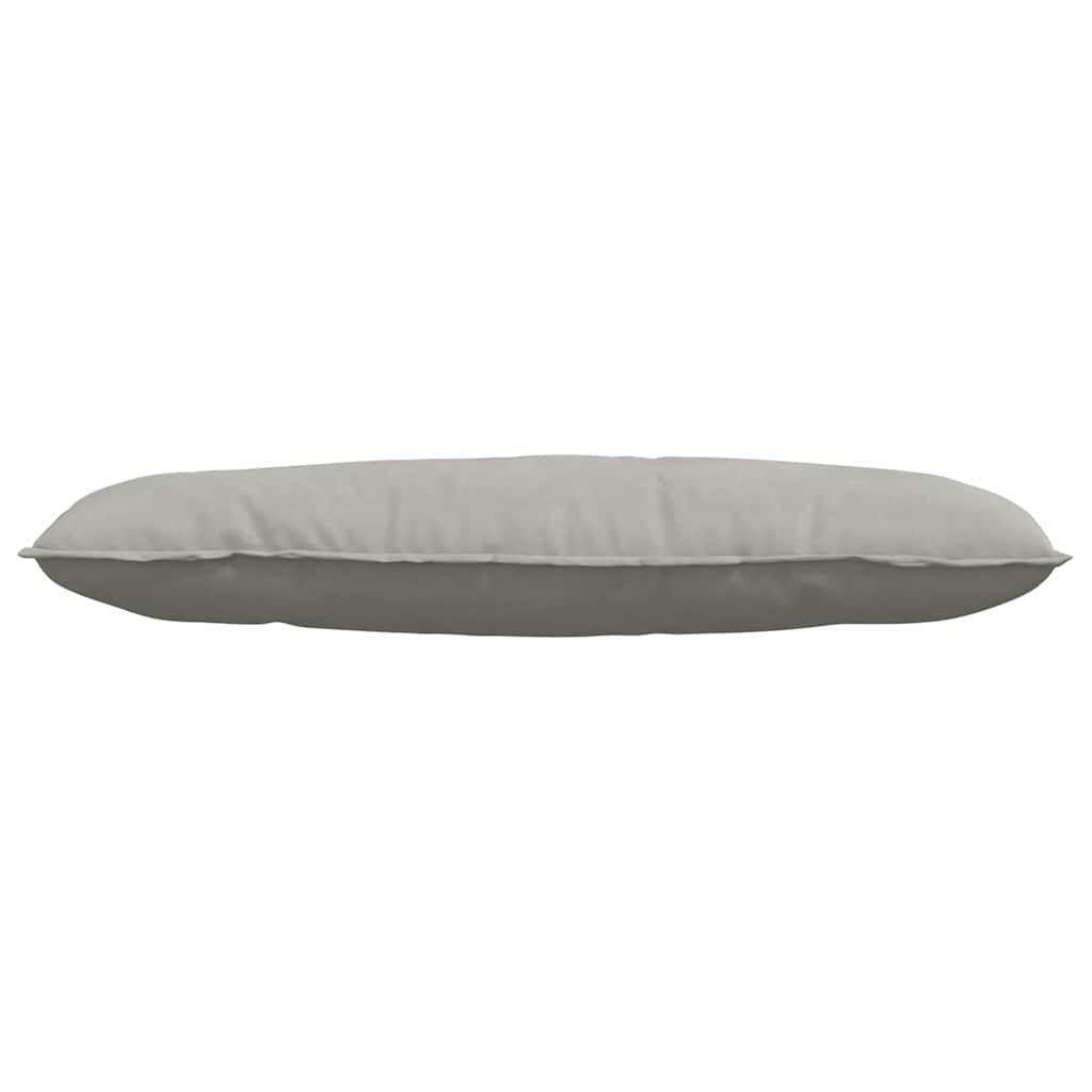 Rücken Kissen Hellgrau 120 x 50 cm Mikrofaserstoff