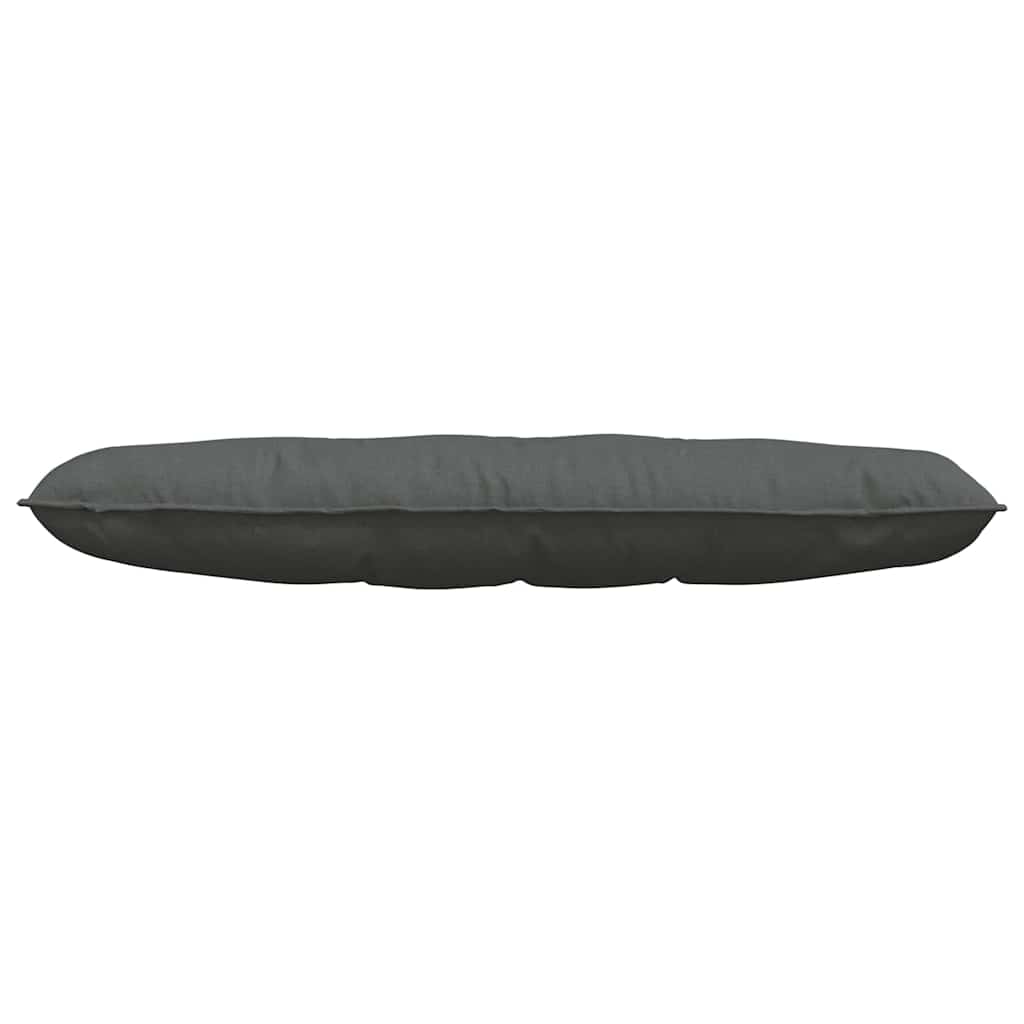 Rücken Kissen Dunkelgrau 140 x 19 x 50 cm Stoff