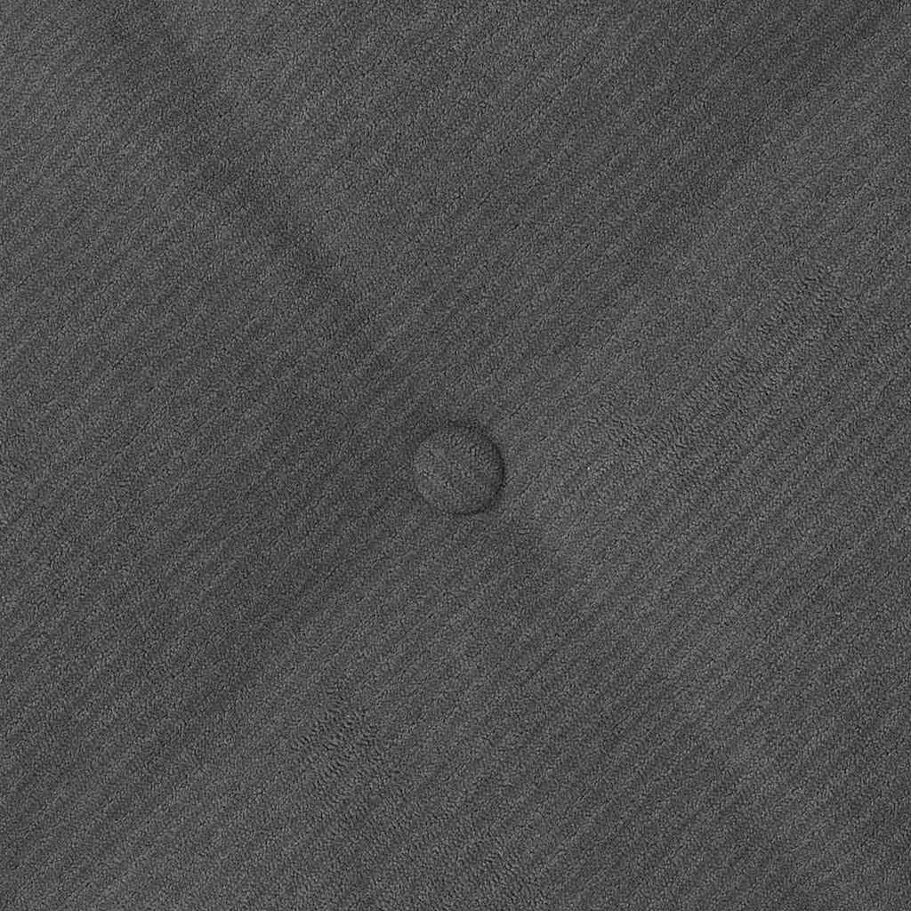 Rücken Kissen Dunkelgrau 140 x 50 cm Cordstoff