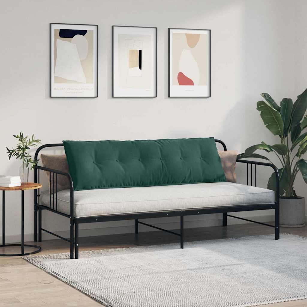 Rücken Kissen Dunkelgrün 160 x 50 cm Cordstoff