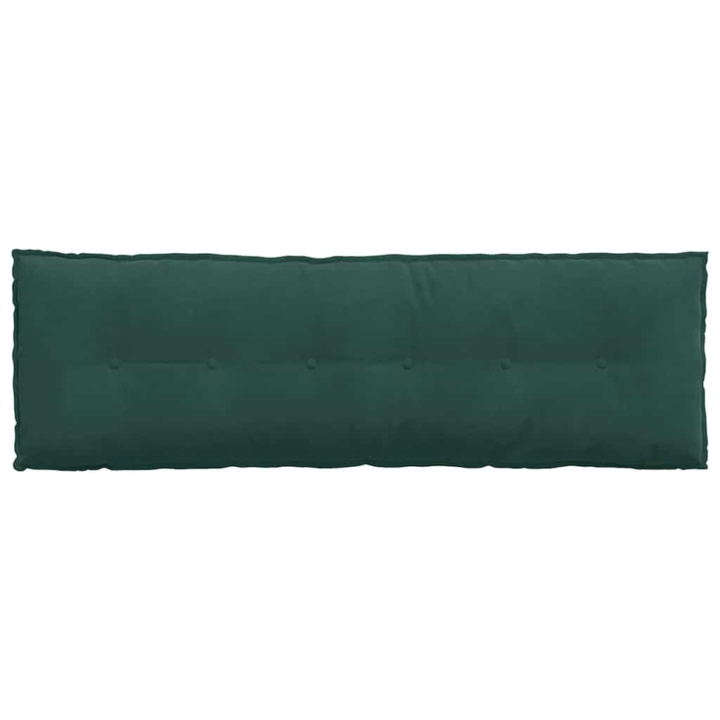 Rücken Kissen Dunkelgrün 160 x 50 cm Cordstoff