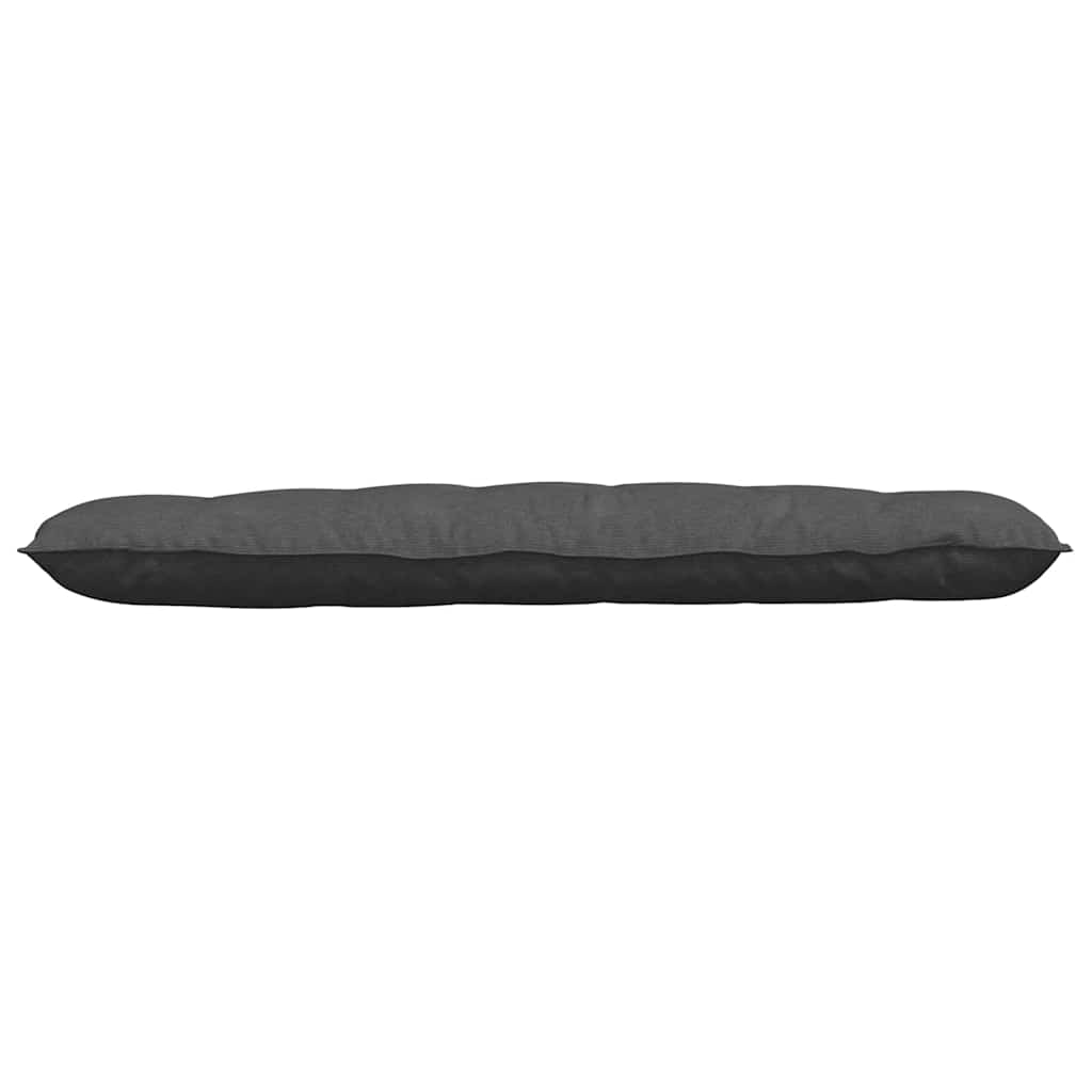 Rücken Kissen Dunkelgrau 160 x 50 cm Cordstoff