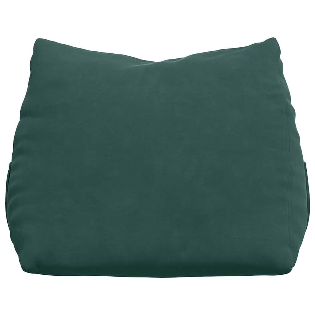 Rücken Kissen Dunkelgrün 45 x 20 x 35 cm Cordstoff