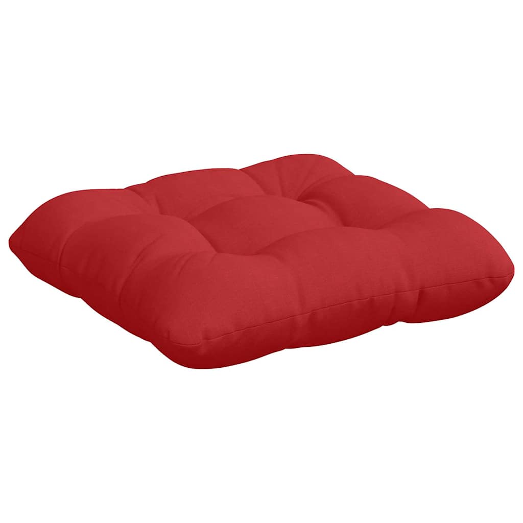 Sitzkissen 4 stk. Stoff Rot 40 x 40 x 12 cm