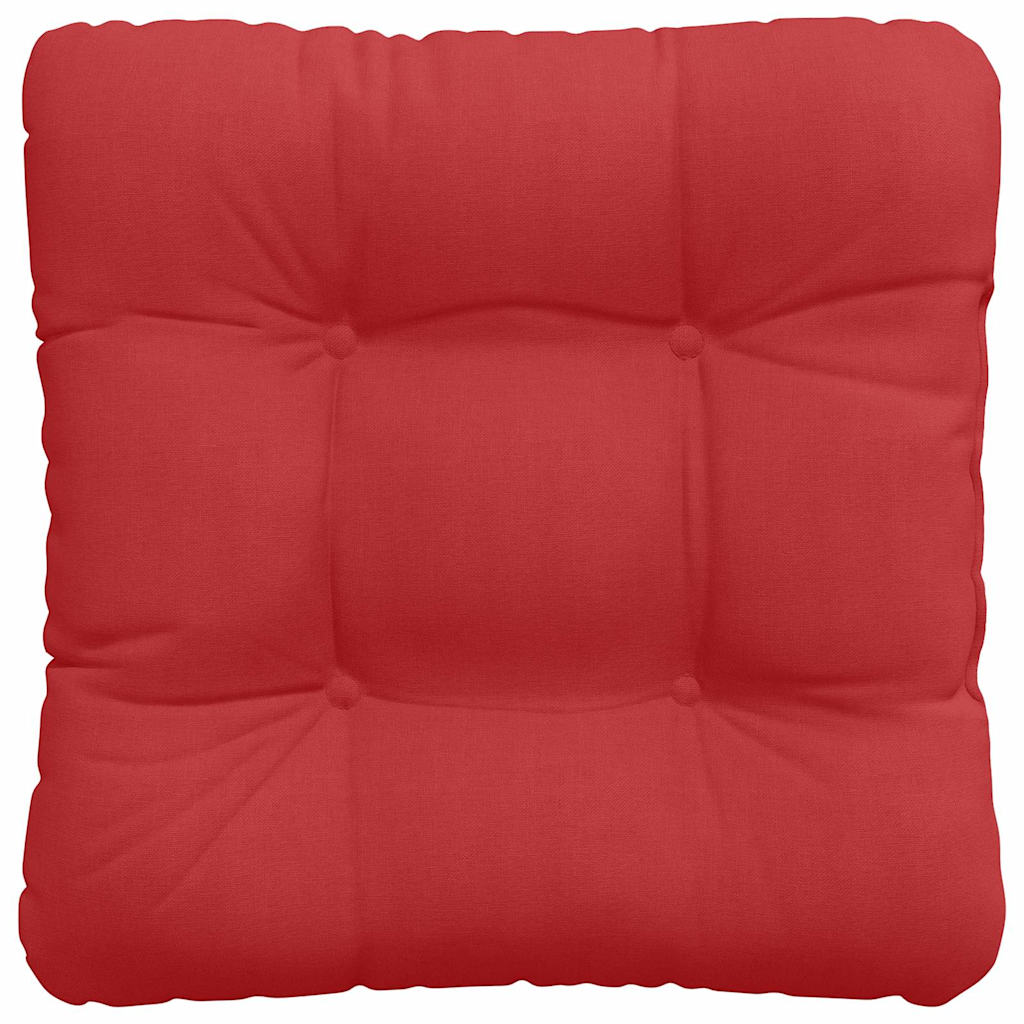 Sitzkissen 4 stk. Stoff Rot 40 x 40 x 12 cm